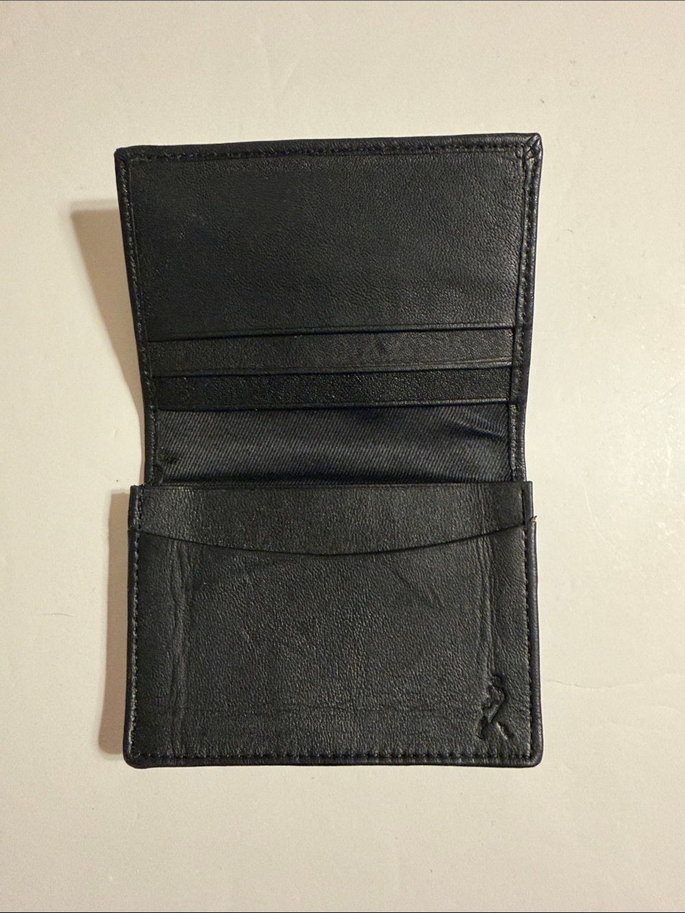 Johnnie Walker Classic Black Leather Card Holder Wallet in the Box